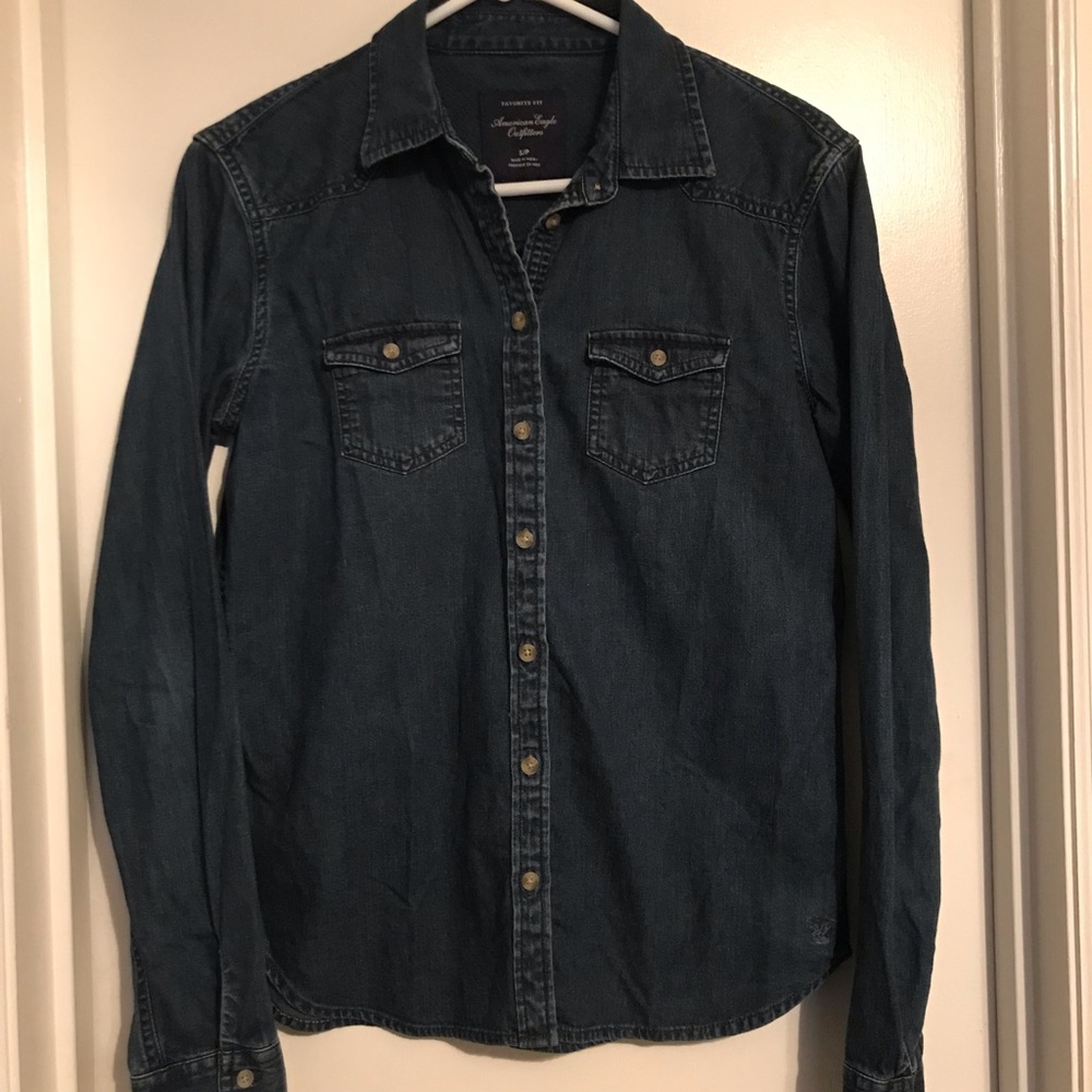 Denim Button Down Shirt